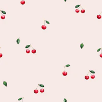 Soft Cherries on Blush Pink tapeta