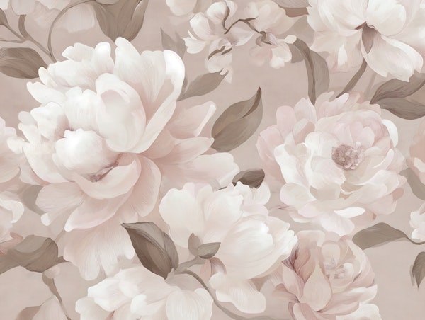 Blush Peony Blooms