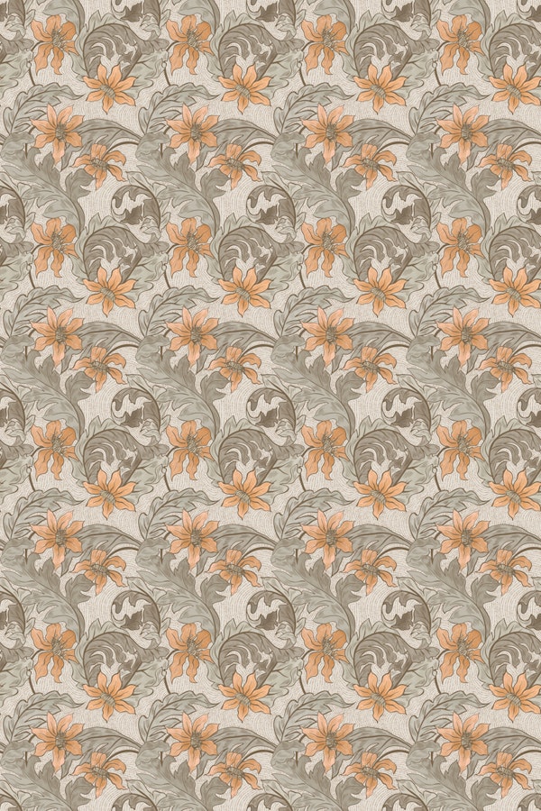 Heritage Bloom – Apricot Linen