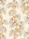 Japandi tendrils elegant patterned yellow