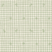 Cozy Farmhouse Gingham Sage Green papiers peint