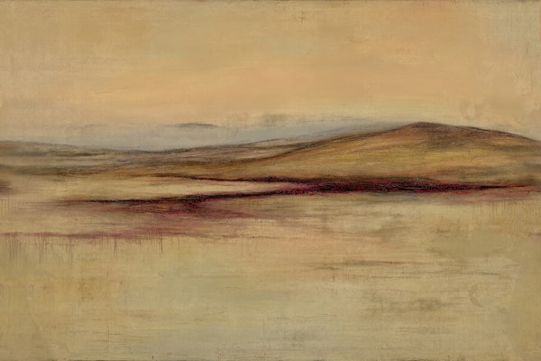 Minimalist Earthy Abstract Landscape