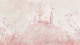 Fairytale Princess Castle – Pink Watercolor