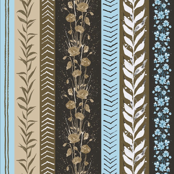 Modern Autumn Stripes