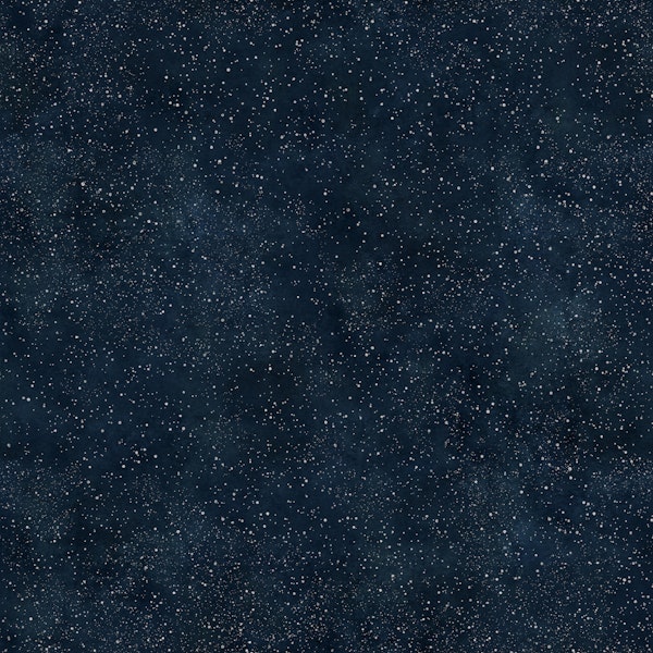 Galactic Star Field - Midnight Blue