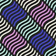 Neon Diamond Flow Lines