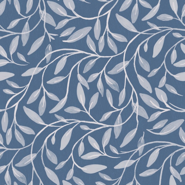 slate blue botanical texture