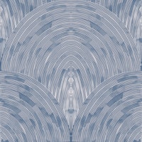 slate blue arch geometric texture tapete