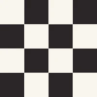 Checkerboard - black and cream - medium wallpaper