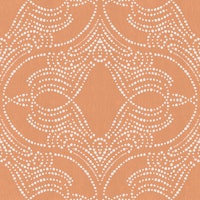soft apricot medallion texture tapete