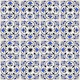 Blue White Vintage Tiles