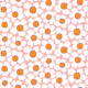 Retro Daisies on Blush Pink