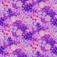 Violet Blossom Boho Wildflower Garden