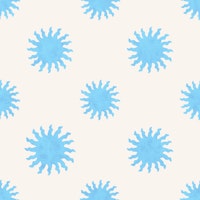 Sunny Day Boho blue wallpaper