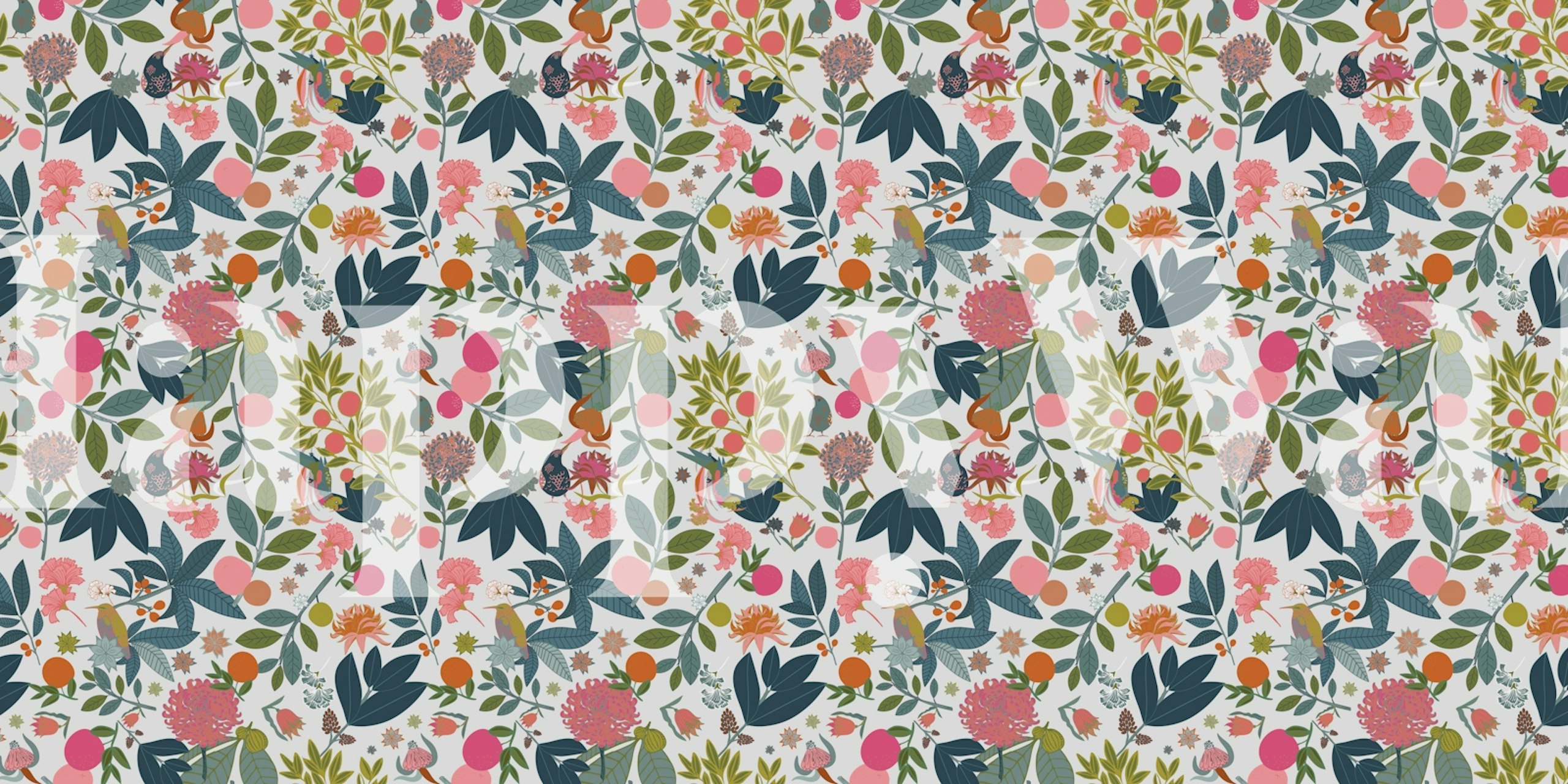 Mediterranean Autumn wallpaper in a room