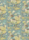 Lotus Pond with Heron and Kingfishers in Mint