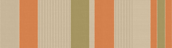 Sashiko Stripes Beige Green Orange