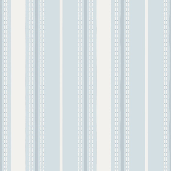 Heirloom Blue Vertical Stripe