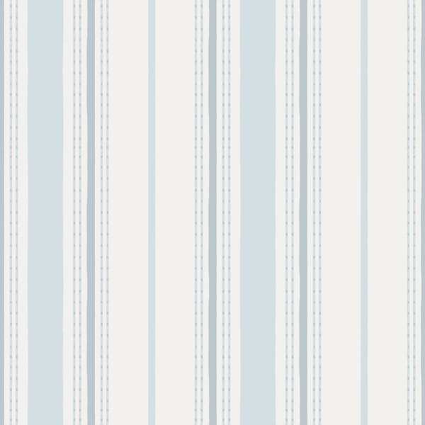 Classic Blue and White Stripe