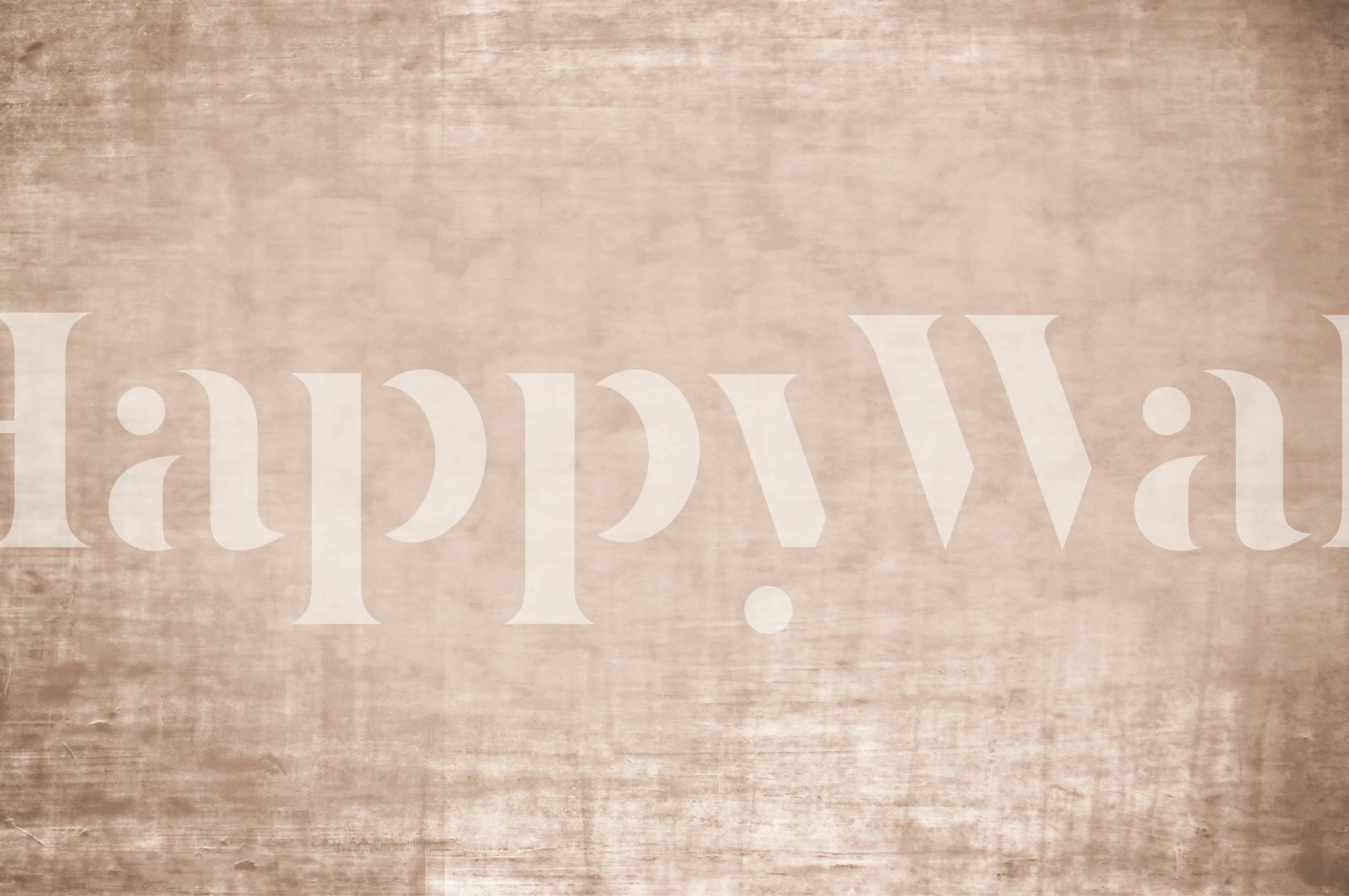 Soft sky dusty rose Tapete in einem Raum