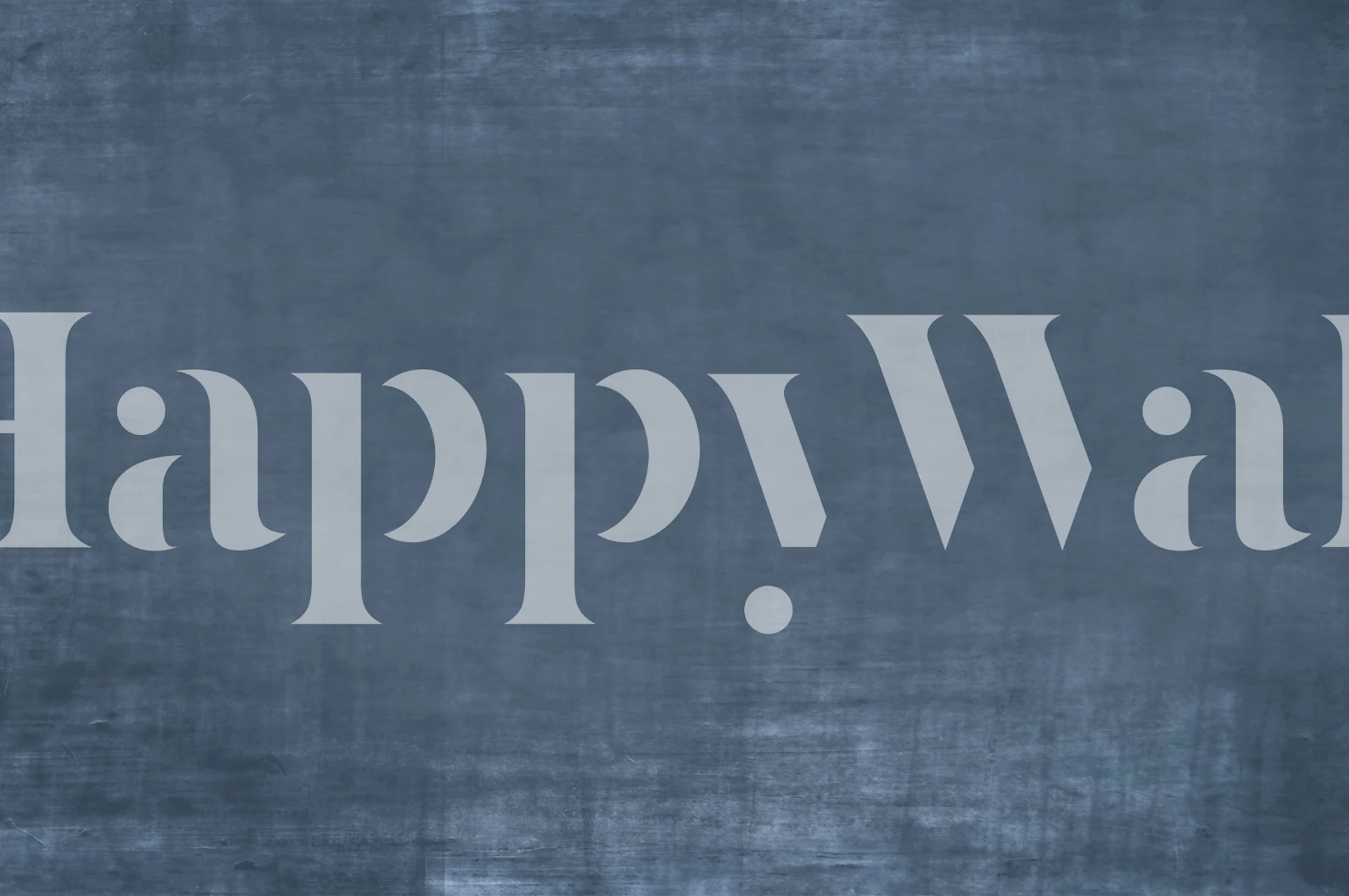 Soft sky smokey blue tapet i et rum