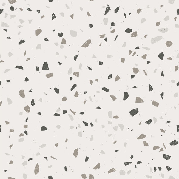 Minimal Terrazzo Beige Gray Pattern L