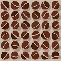 Vintage Tennis Ball Repeat tapet