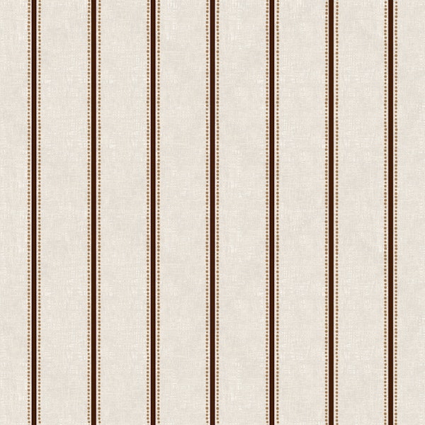 Brown Dotted Vertical Stripes
