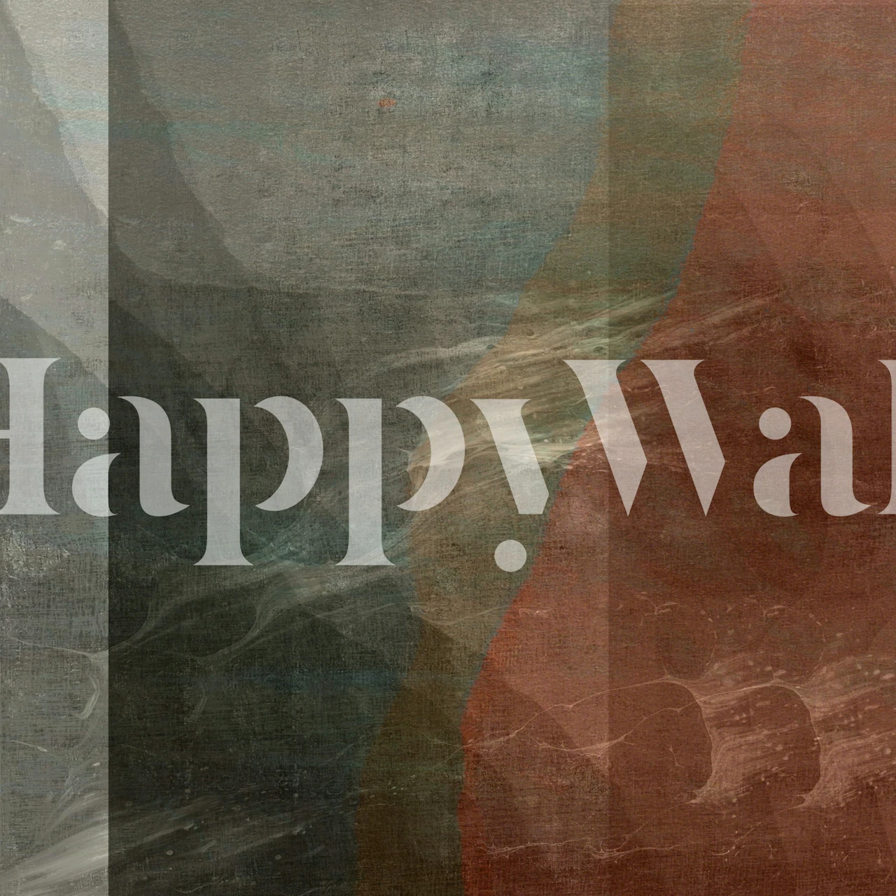 r i p p l e s wallpaper displayed in a room