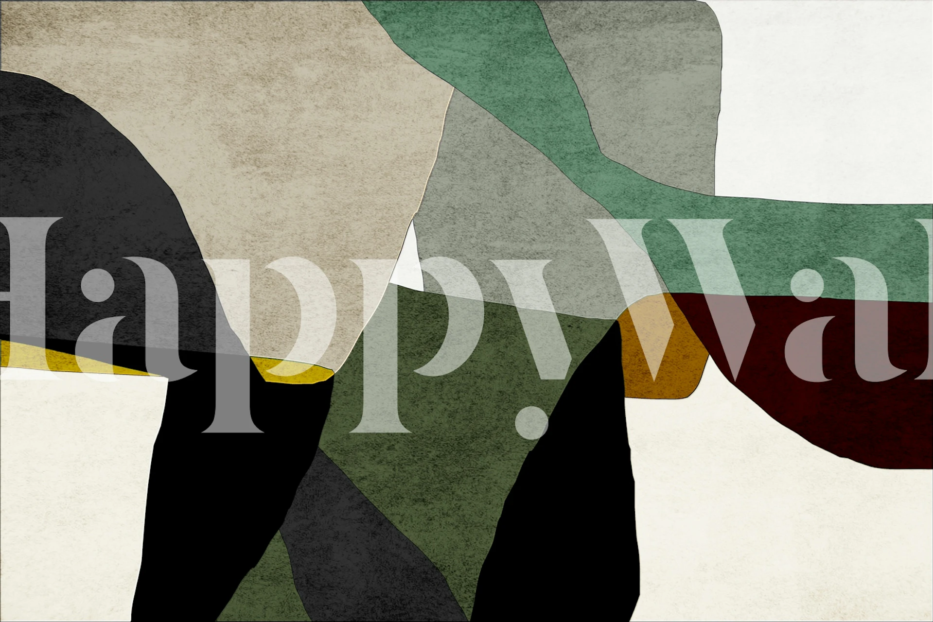 Dynamic Artistic Background tapet i et rum