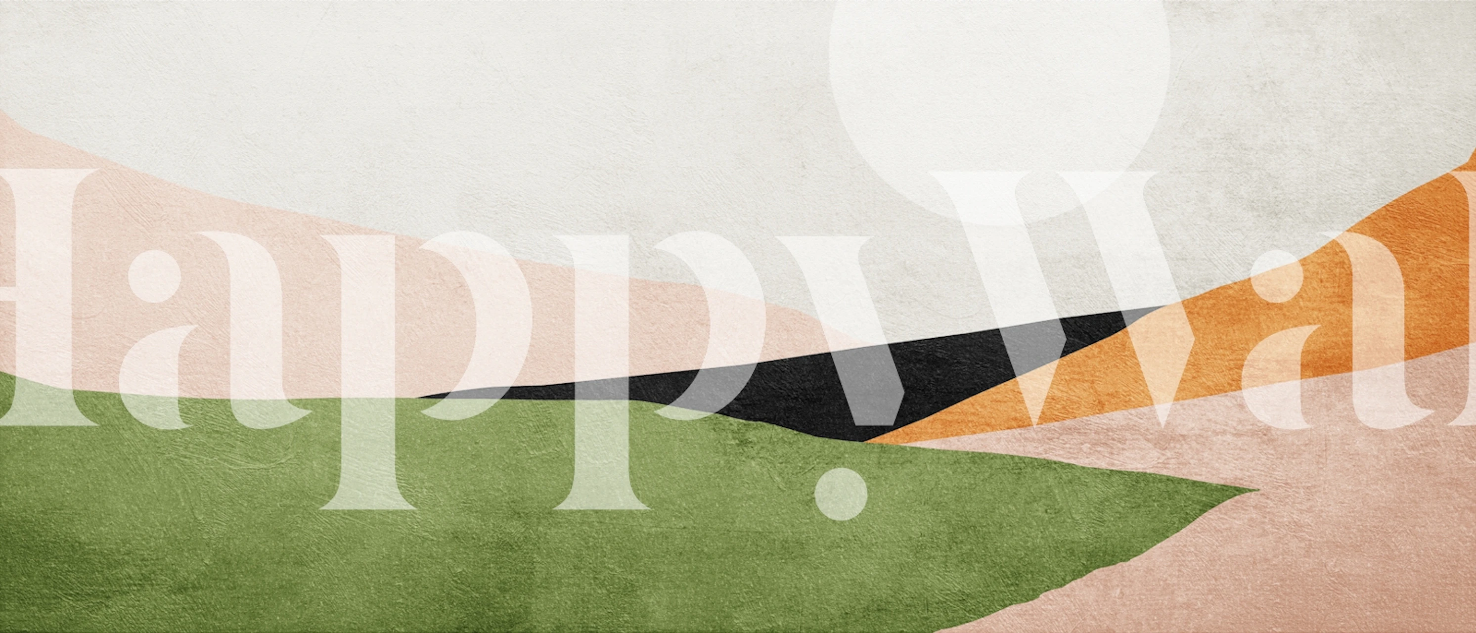 Contemporary Geometric Art tapet i et rom