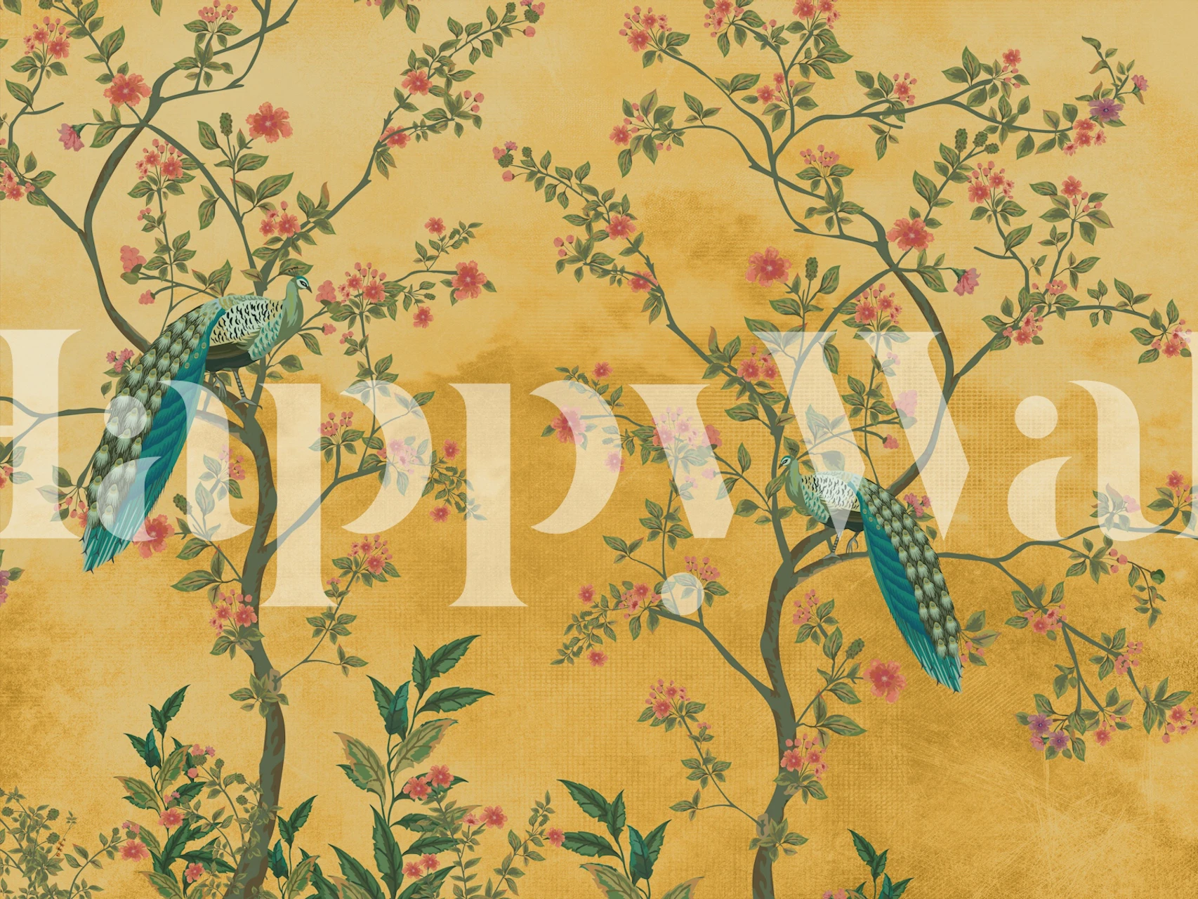 Tapeta Enchanting Bird Haven u sobi