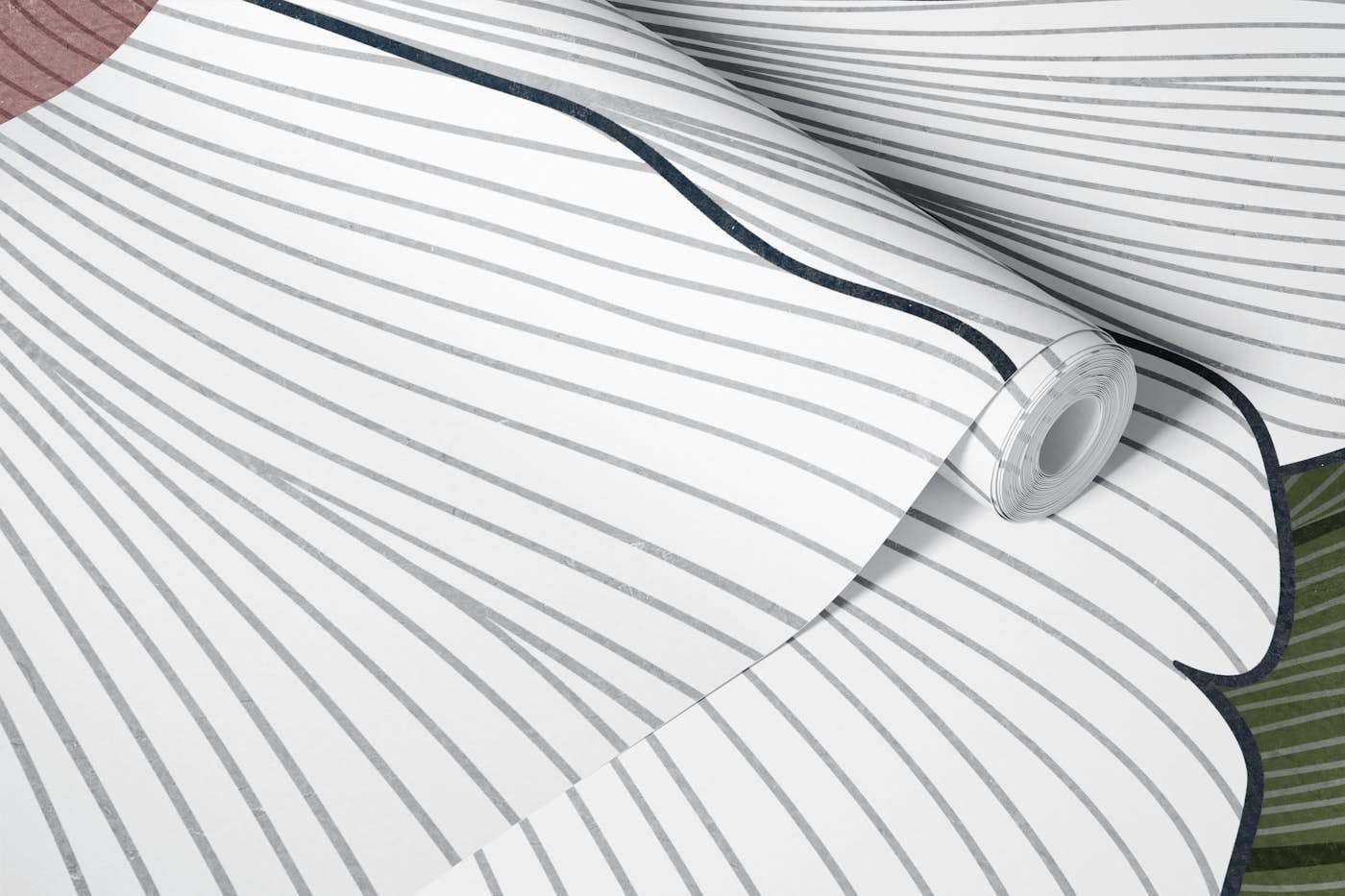 Lotus Leaves Elegance wallpaper roll