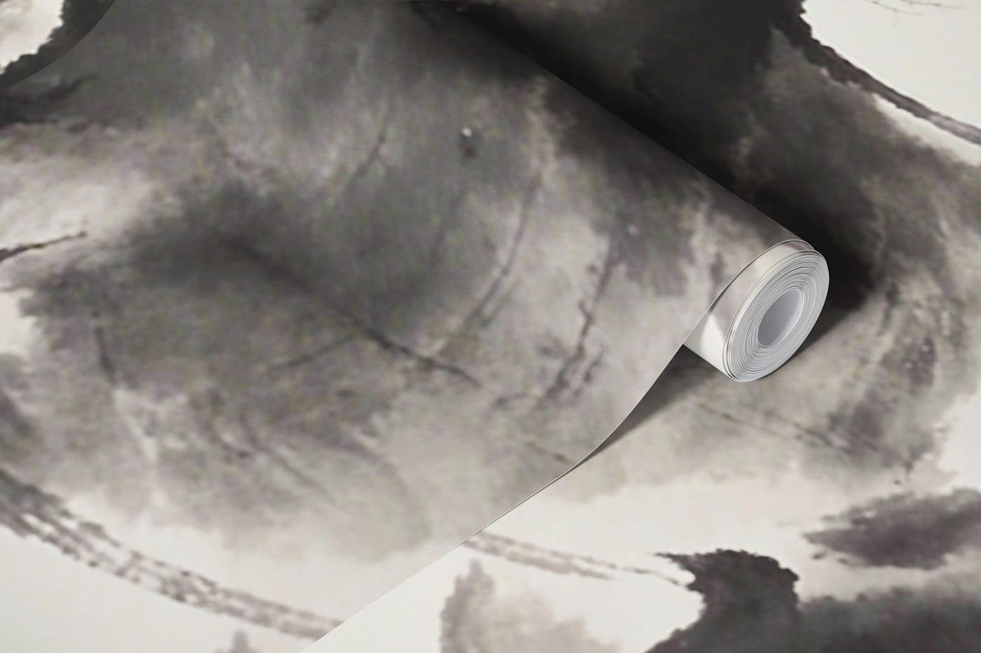 Ink Wash Galloping Horse wallpaper roll