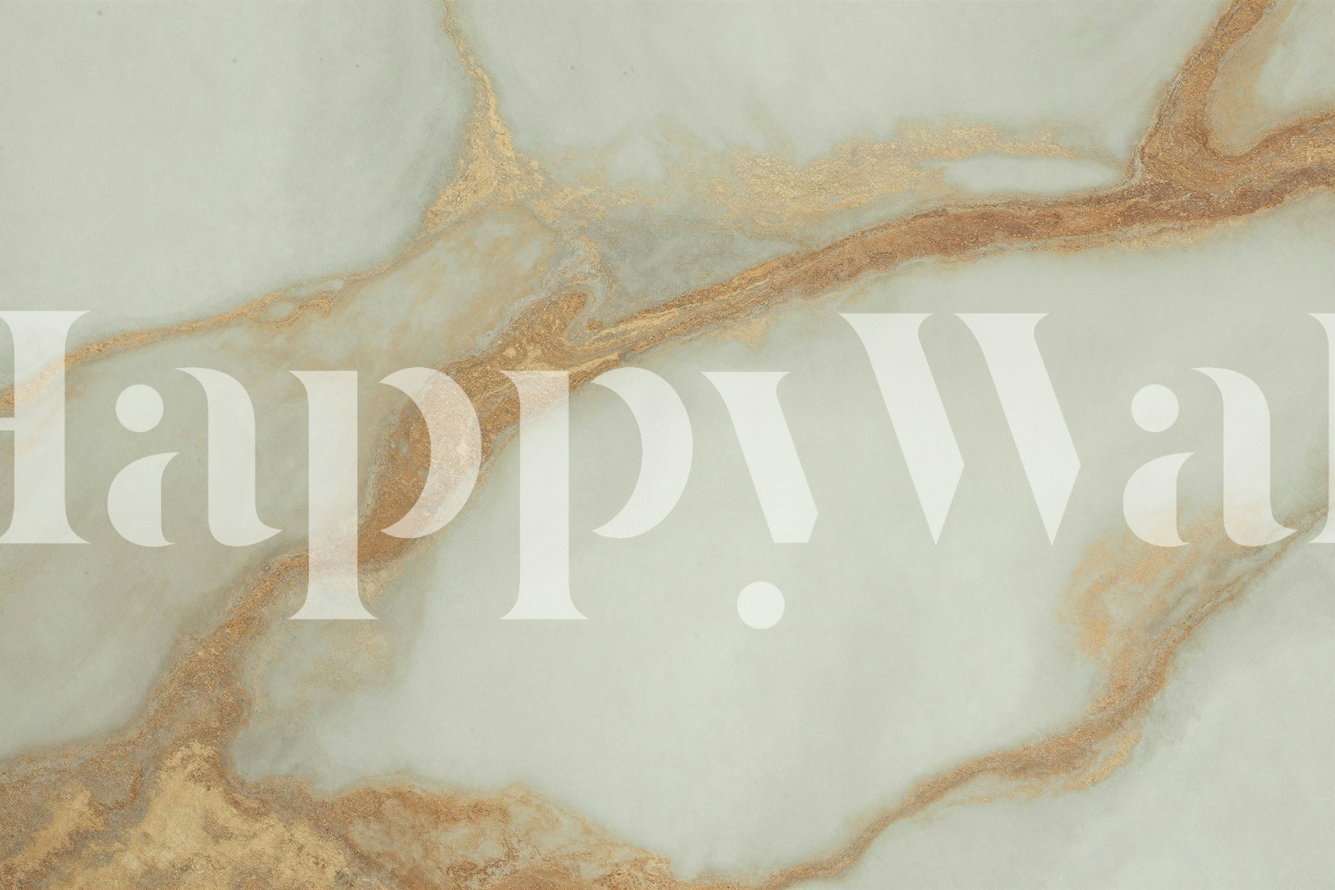 Warm marble veins wallpaper in a room