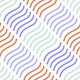 Playful Light Diamond Flow Lines Pattern