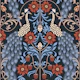 Elegant Peacocks with Red Flowers
