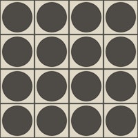 Modern Circle Grid Neutral tapeet