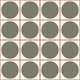 Retro Circle Check Grid