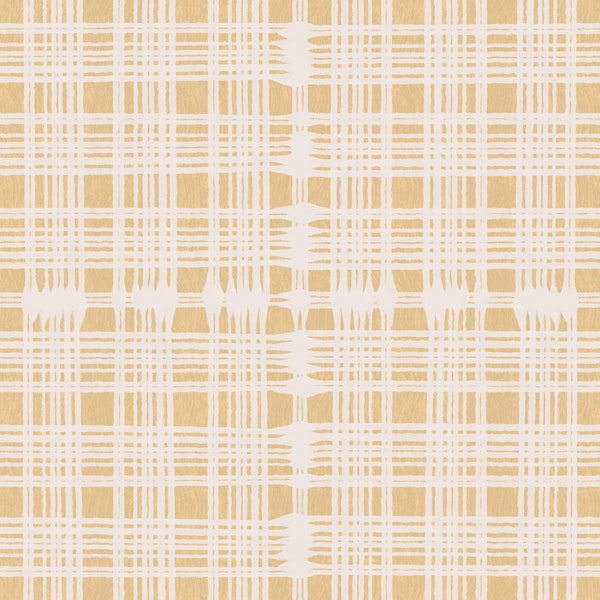 soft ochre plaid grid texture