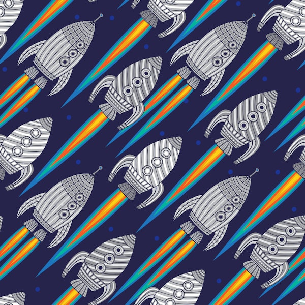 Blast Off Rockets Kids Outer Space Explore