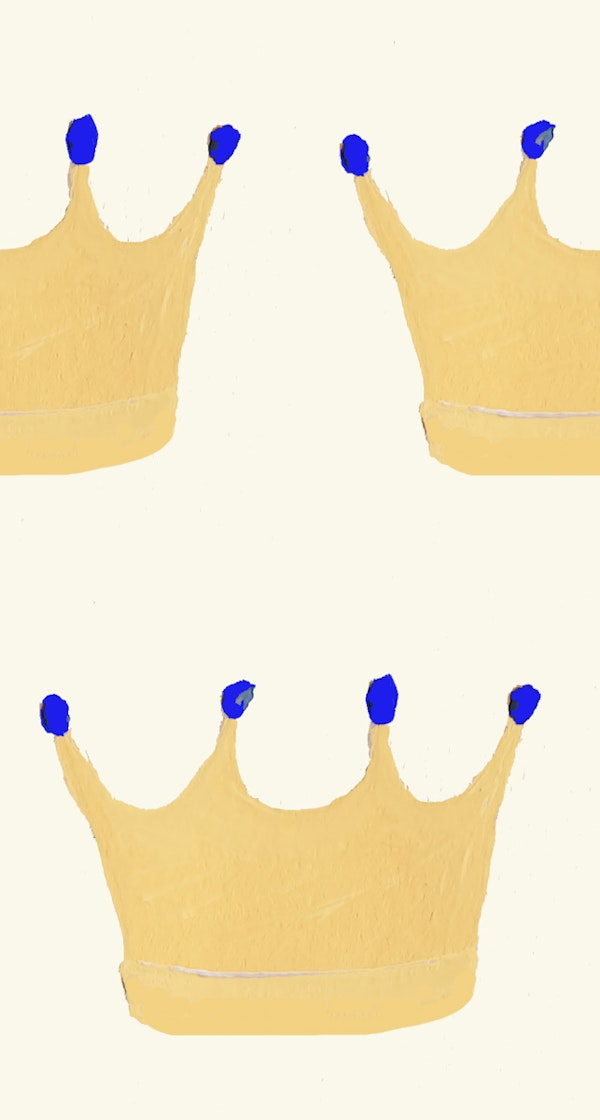 Hand Painted Royal Crown