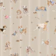 Colorful dog breeds beige stripes big scale