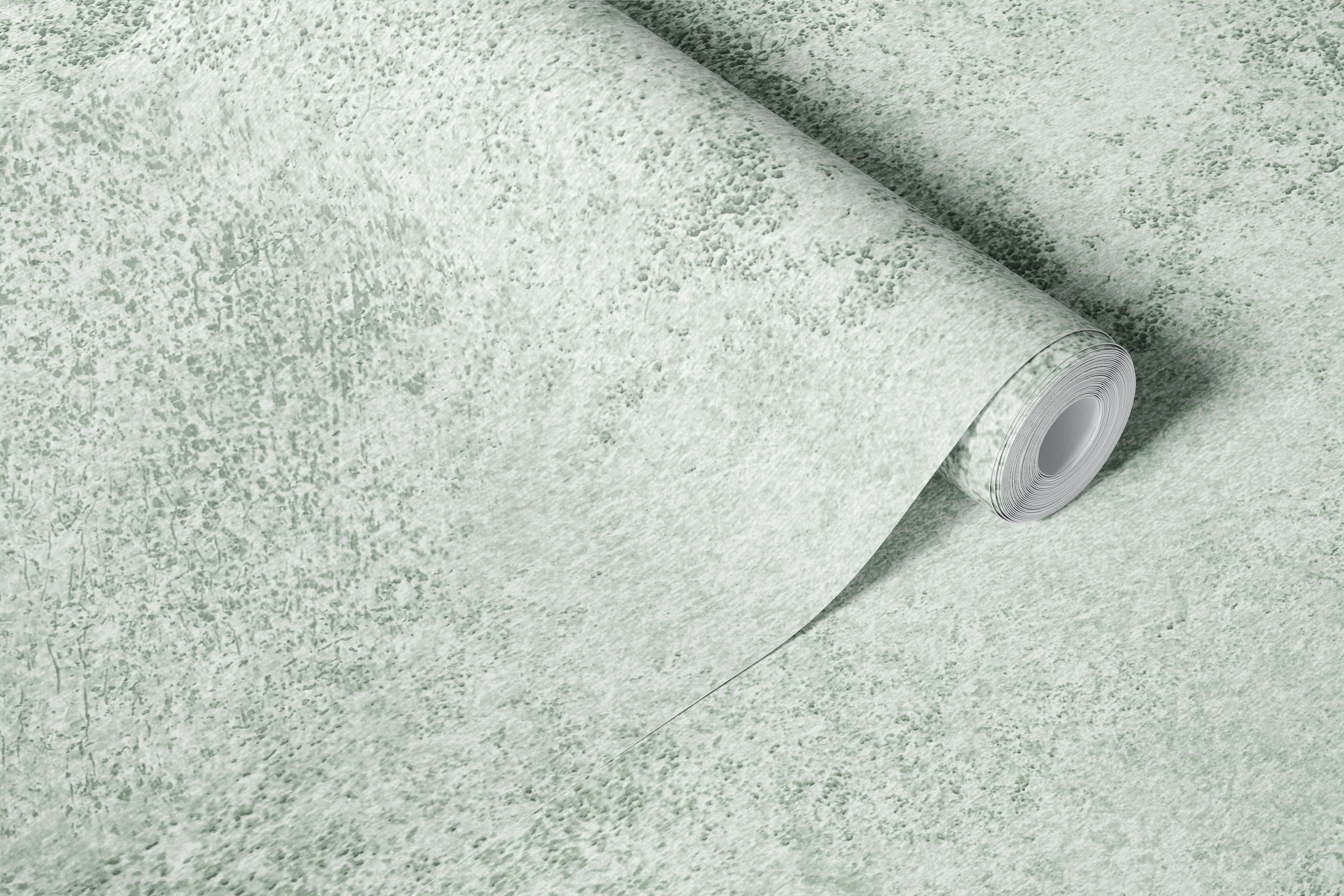 Light sage green textured wallpaper in a room