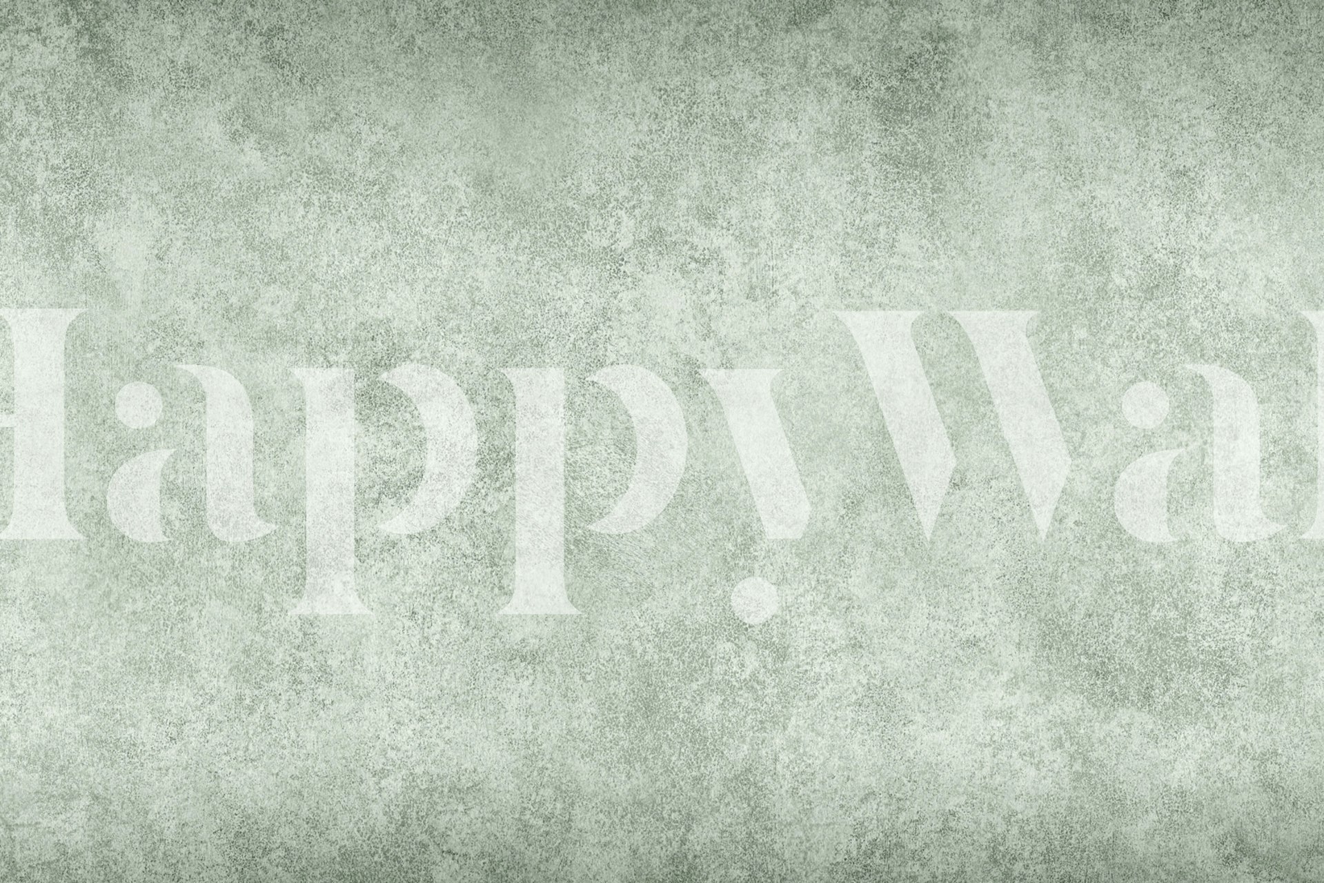 Light sage green textured wallpaper in a room