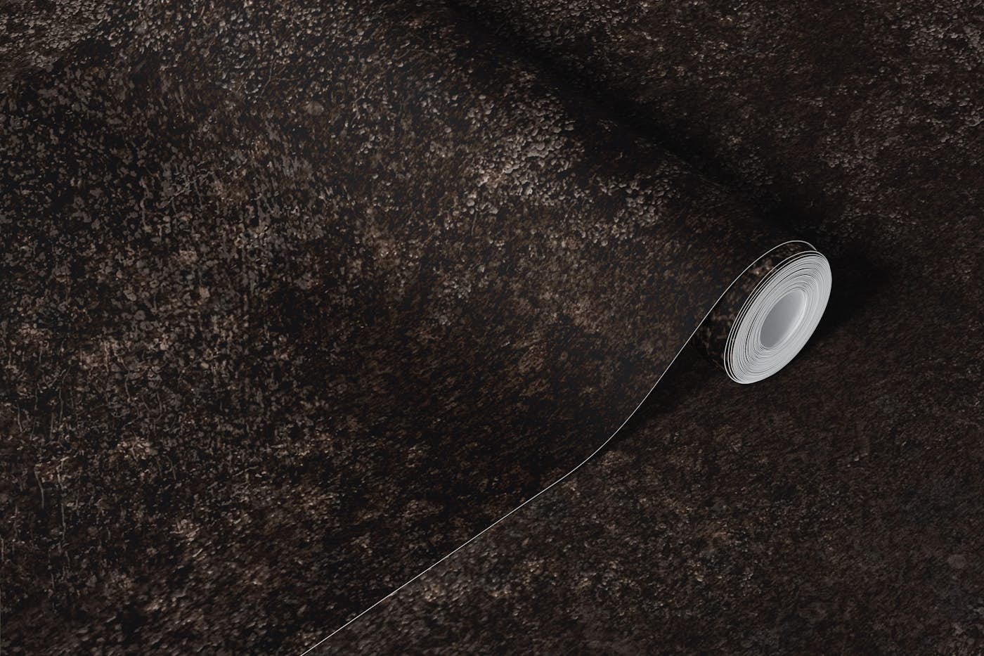 Forest biome warm dark brown abstract wallpaper roll