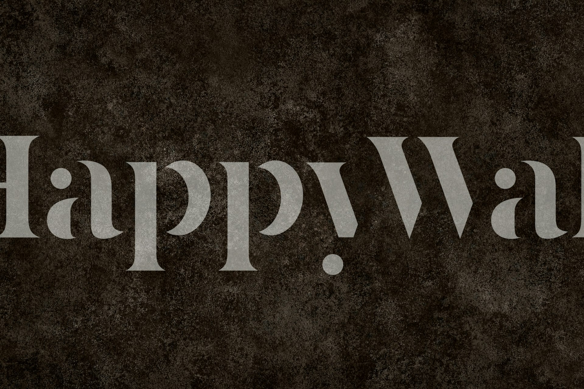 Dark brown abstract forest wallpaper in a room