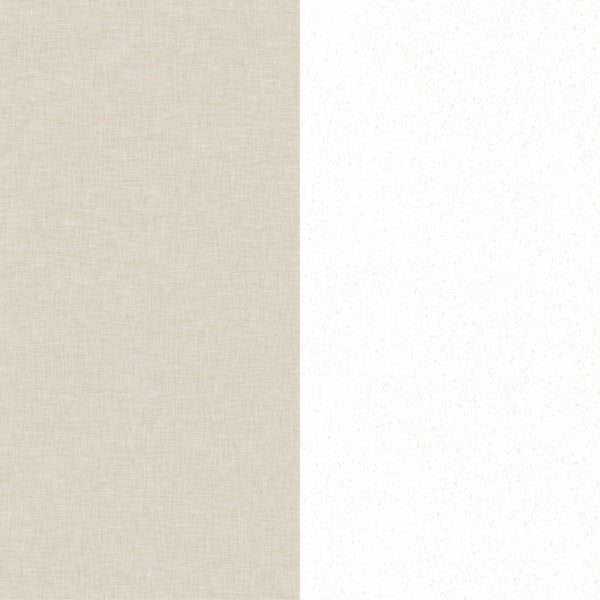 Faux LinenBig Vertical Stripes Beige Cream