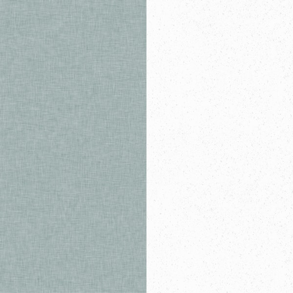 Faux Linen Big Vertical Stripes Mint Cream