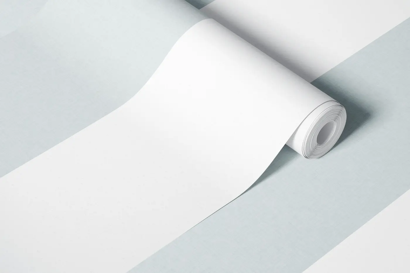 Faux Linen Big Vertical Stripes Pale Blue wallpaper roll